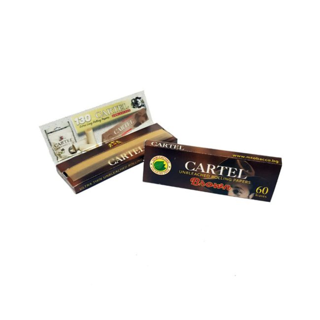 Cartel Brown Regular Rolling Papers – 50 Booklets – product image 1