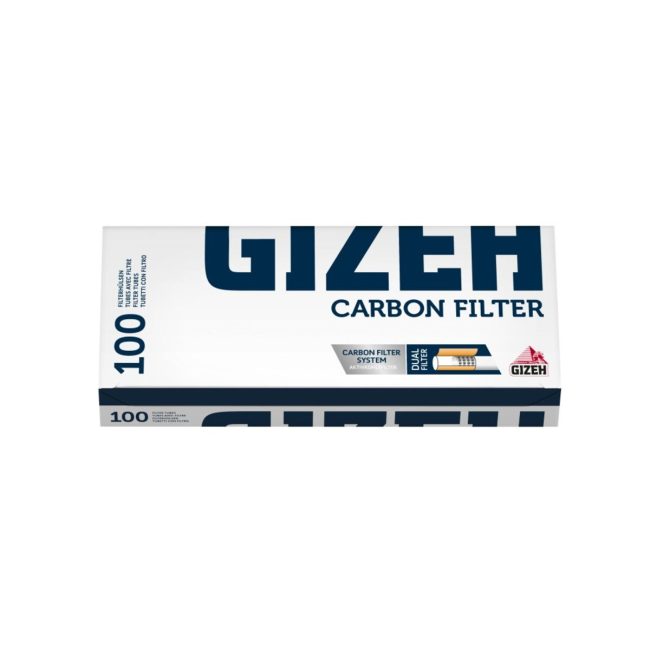 Gizeh Tubetti Activated Carbon King Size Filter Tubes – 10 x Box Da 100er