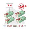 MASCOTTE Tubetti Regular 8 mm Tubes – 4 x Box da 200 Sigarette Vuote