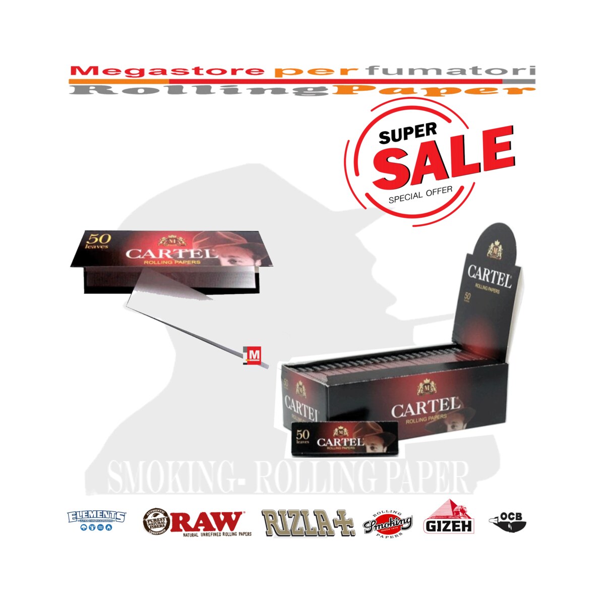 Cartel Cartine Red Corte Rossa Singole