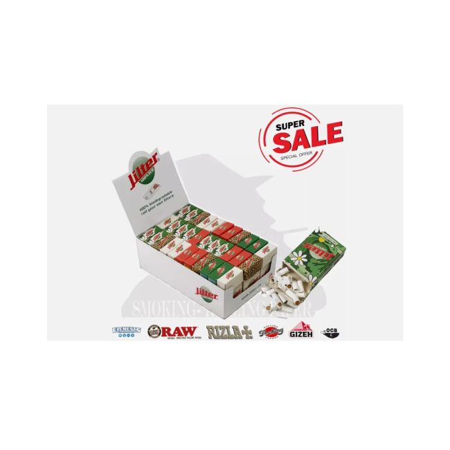 Jilter Eco Filtri – 100% Naturali | Per Tips in Carta Slim 6mm | Foto principale prodotto Jilter Eco Filtri – 100% Naturali | Per Tips in Carta Slim 6mm