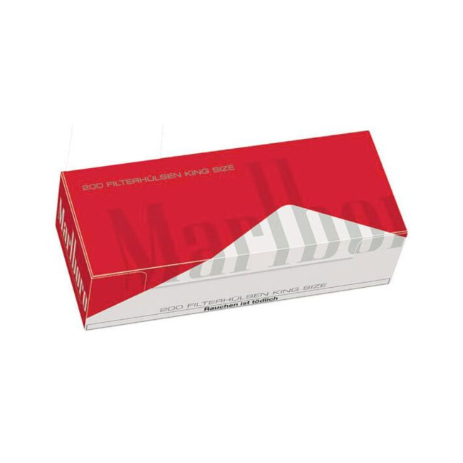 Marlboro Red Tubetti Filtro Tubes 4 x Box Da 200 Sigarette Vuote | Foto dettaglio Marlboro Red Tubetti Filtro Tubes 4 x Box Da 200 Sigarette Vuote dettaglio prodotto