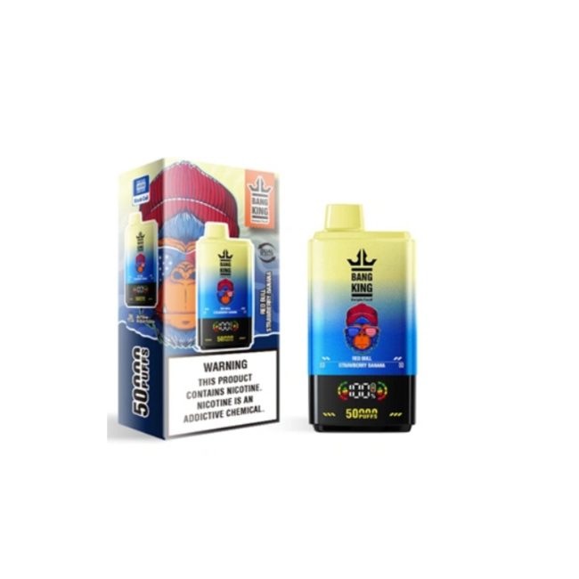 Vape Bang King 2 in 1 – 50,000 Puffs – Strawberry Banana / Red Bull Ice – product image 1