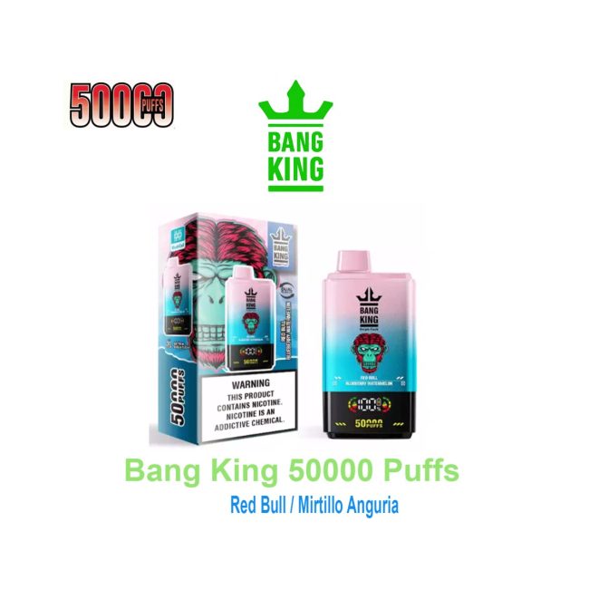 Vape Bang King 50,000 Puffs 2 in 1 – Red Bull / Blueberry Watermelon | Main product image Vape Bang King 50,000 Puffs 2 in 1 – Red Bull / Blueberry Watermelon
