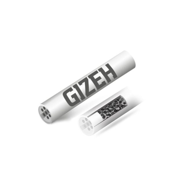 Gizeh Filtri Black ai Carboni Attivi 6mm – Extra Slim in Busta da 50 Filtri dettaglio prodotto
