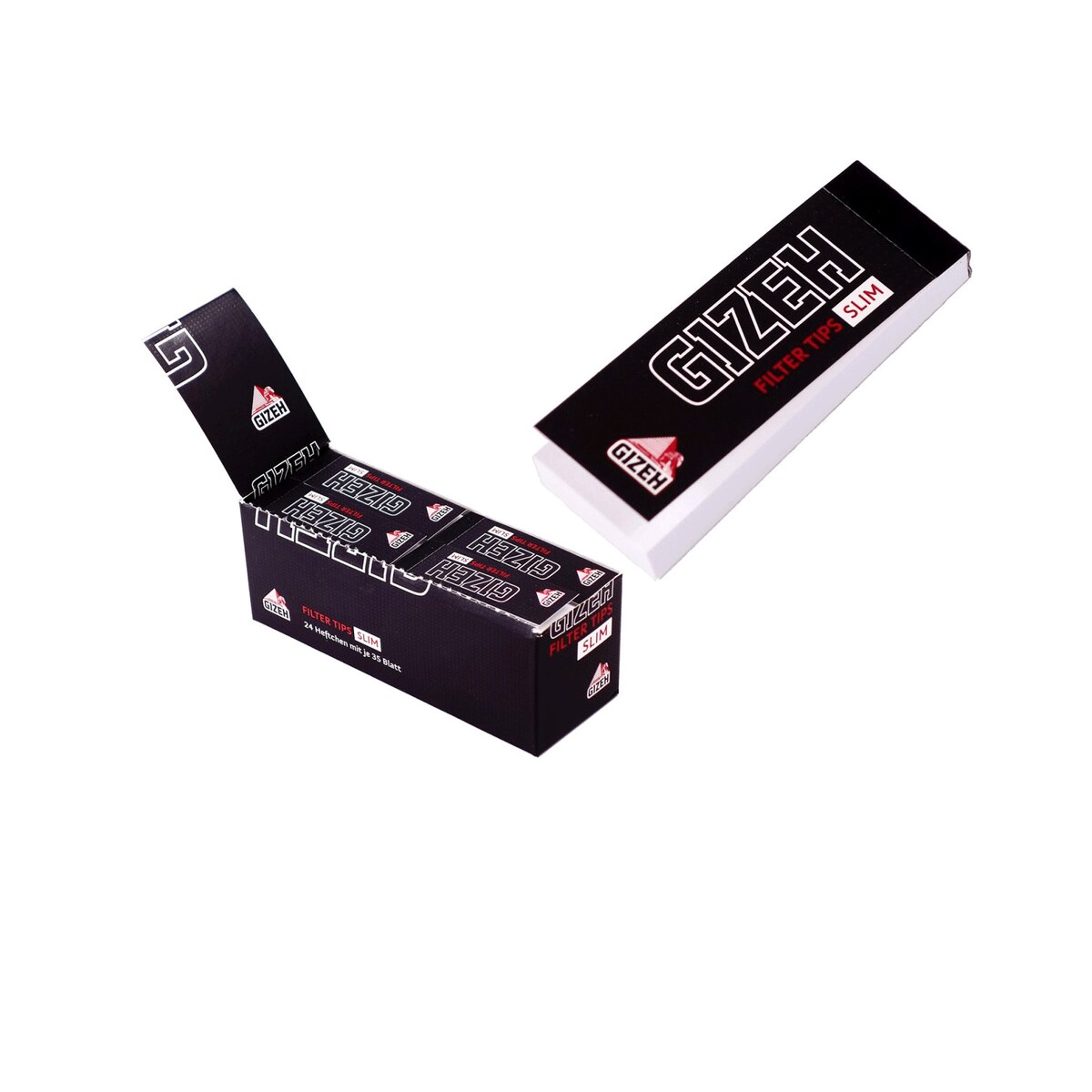 Gizeh Filtri di Carta Neri Slim – Filtro Black in Blocchetti | Foto principale prodotto Gizeh Filtri di Carta Neri Slim – Filtro Black in Blocchetti