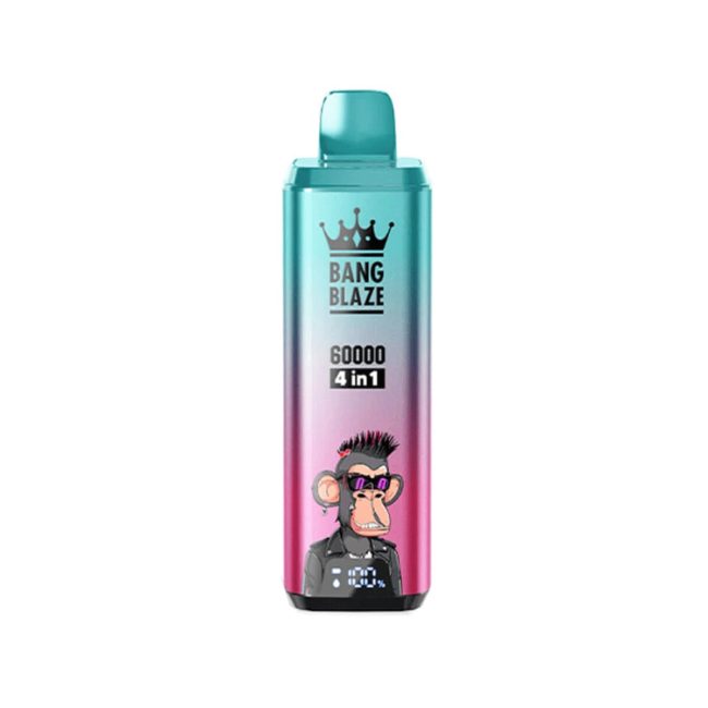 Bang Blaze 60K 4-in-1 60000 Tiri Puffs Fragola Mango/Gomma da masticare all’anguria/Mojito rosso/Amore 66 | Foto dettaglio Bang Blaze 60K 4-in-1 60000 Tiri Puffs Fragola Mango/Gomma da masticare all’anguria/Mojito rosso/Amore 66 dettaglio prodotto