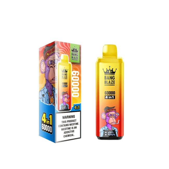 Vape Bang Blaze 60K 4-in-1 60,000 Puffs – Watermelon Ice / Blueberry Mint / Fuii Ice / Lime Romance