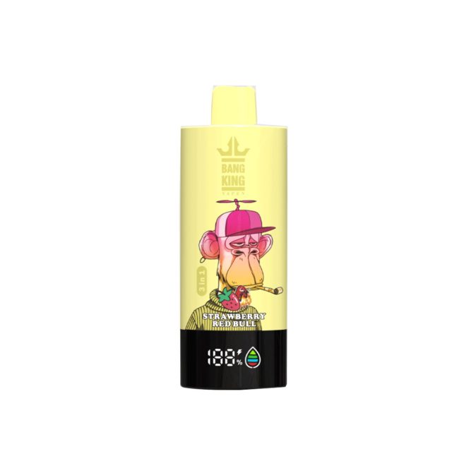 Bang King 85K 3-in-1 85000 Puffs Limonata ai frutti di bosco & Red Bull alla fragola & Pomp alla fragola dettaglio prodotto