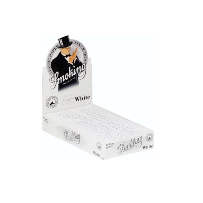 Smoking White Regular Rolling Papers – 25 Booklets | Main product image Smoking White Regular Rolling Papers – 25 Booklets