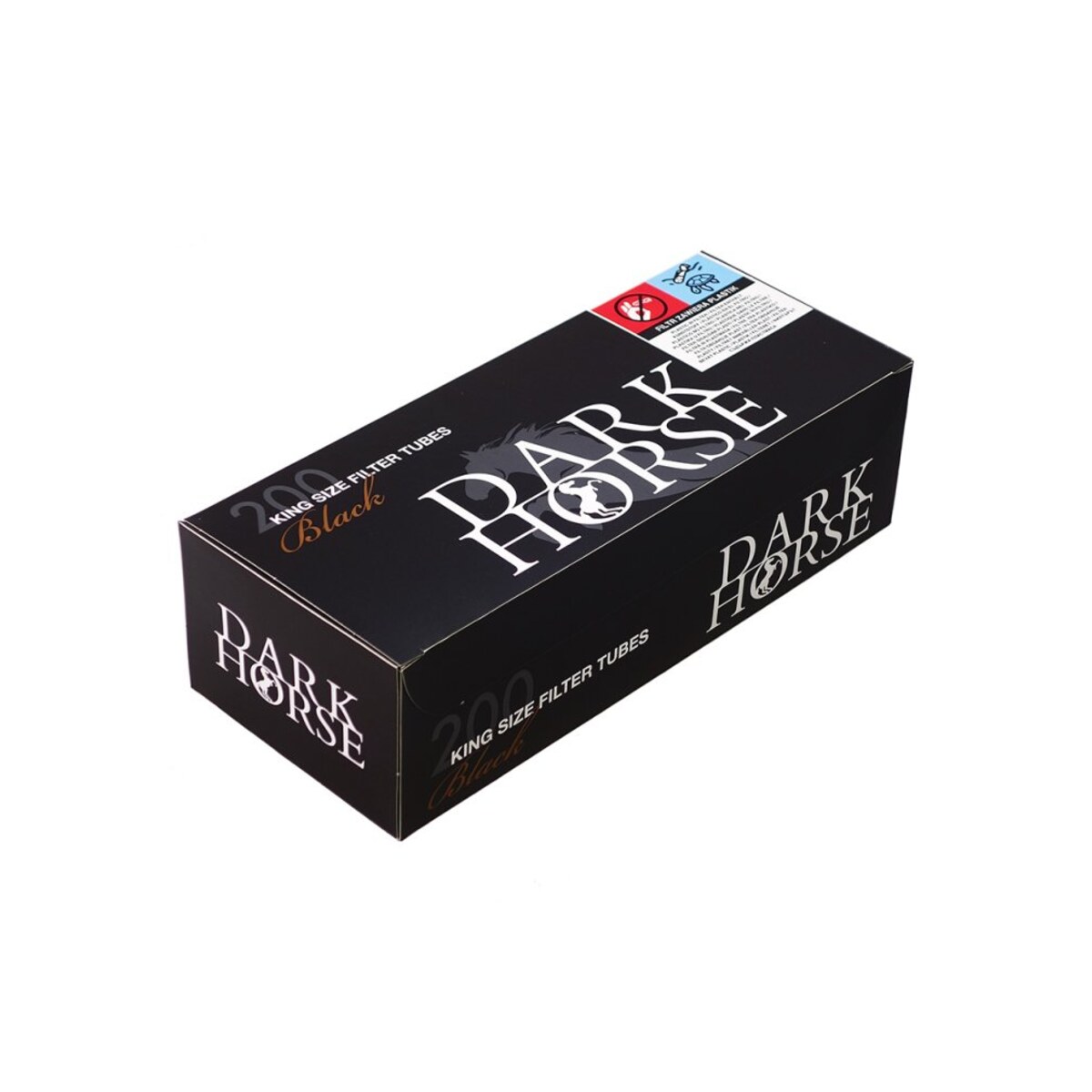 Dark Horse Tubetti Black Filter 15mm 8mm Tubes 200er – 4 X BOX | Foto principale prodotto Dark Horse Tubetti Black Filter 15mm 8mm Tubes 200er – 4 X BOX