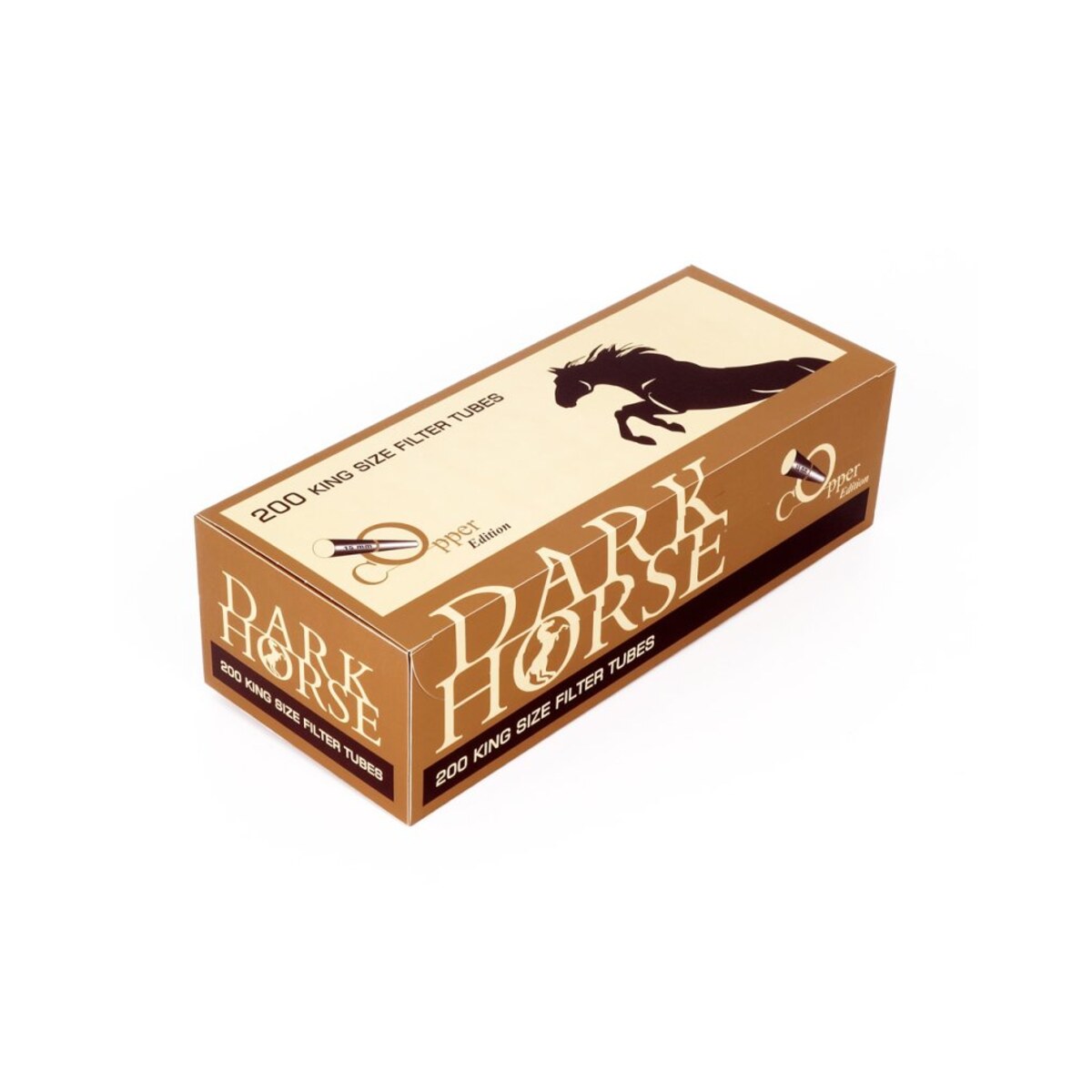 Dark Horse Tubetti Copper Edition King Size Filter Τubes 200er 8mm 5 X BOX | Foto principale prodotto Dark Horse Tubetti Copper Edition King Size Filter Τubes 200er 8mm 5 X BOX