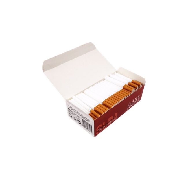 Dark Horse Tubetti Super Slim Extra Lunghe WHITE Filter 200 – 6,5 x 24 mm – 5 x Box dettaglio prodotto