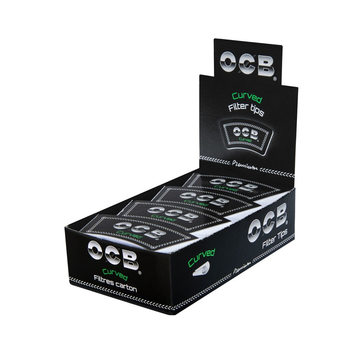 Filtri in Carta OCB Curved Filter Tips – Perforati e a Forma di Cono | Foto principale prodotto Filtri in Carta OCB Curved Filter Tips – Perforati e a Forma di Cono