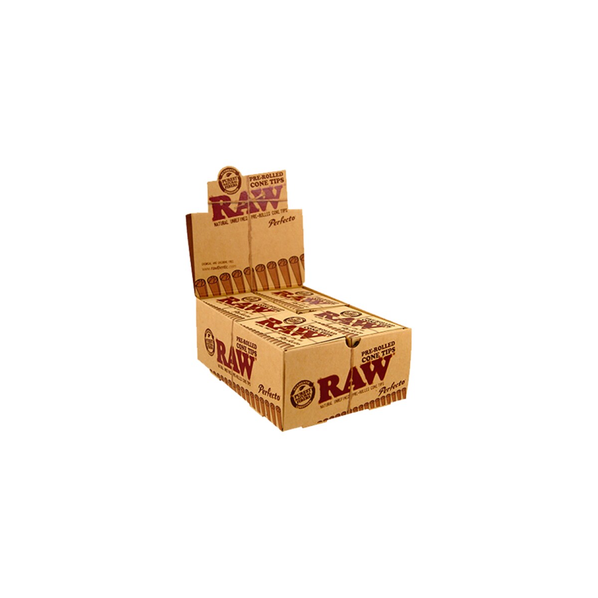RAW Pre-Rolled Cone Perfecto – Filtri in Carta Preformati – 20 Pezzi | Foto principale prodotto RAW Pre-Rolled Cone Perfecto – Filtri in Carta Preformati – 20 Pezzi