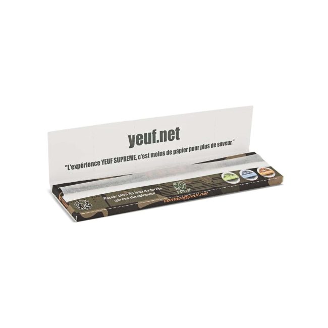 Yeuf Cartine Supreme King Size Lunghe – Scatola da 50 Libretti | Foto dettaglio Yeuf Cartine Supreme King Size Lunghe – Scatola da 50 Libretti dettaglio prodotto