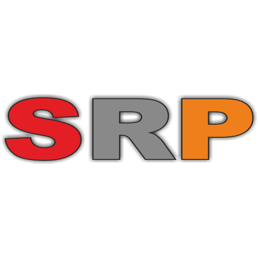 SRP è il marchio ufficiale di Cartine per Rollare – cartine, filtri e accessori per fumatori. Il logo utilizza tre colori per rappresentare qualità, affidabilità e spedizione veloce.