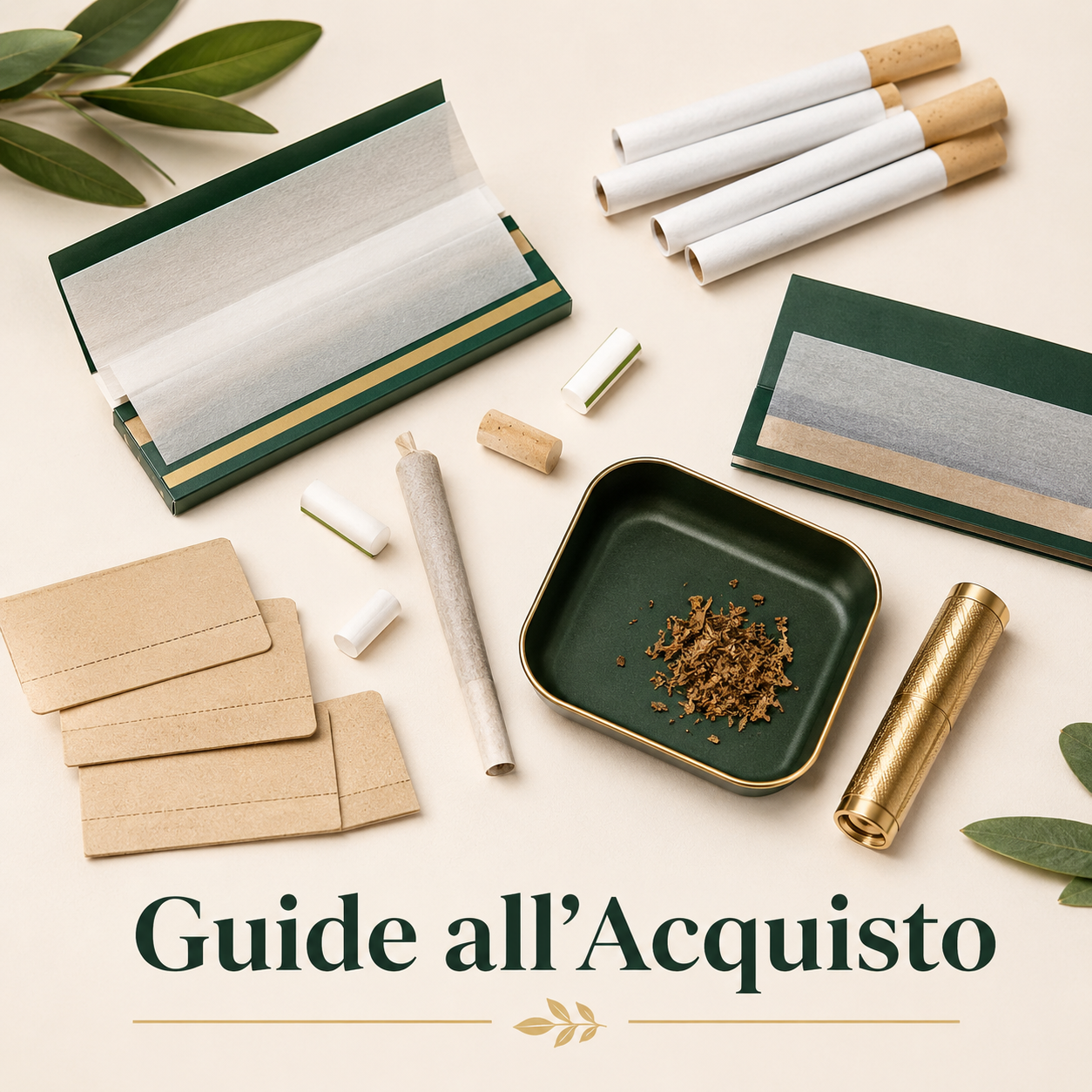 Guide all'acquisto per cartine filtri tips tubetti e accessori per rollare