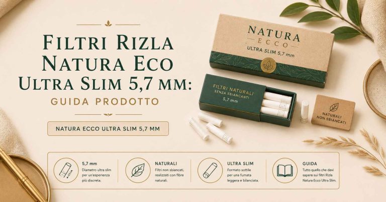 Filtri Rizla Natura Ecco Ultra Slim 5,7 mm guida prodotto